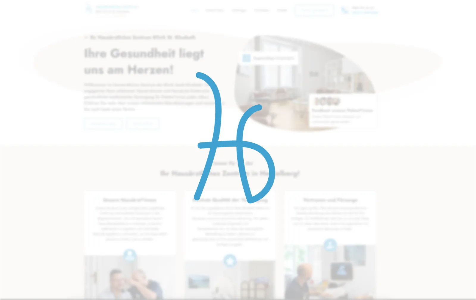 Animierte Logos als Preloader für die Webseiten der Klinik St. Elisabeth