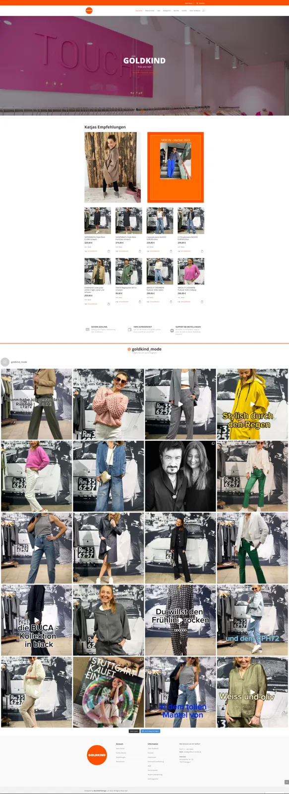 Goldkind Mode – Katja’s Mode Boutique – Projektansicht 2