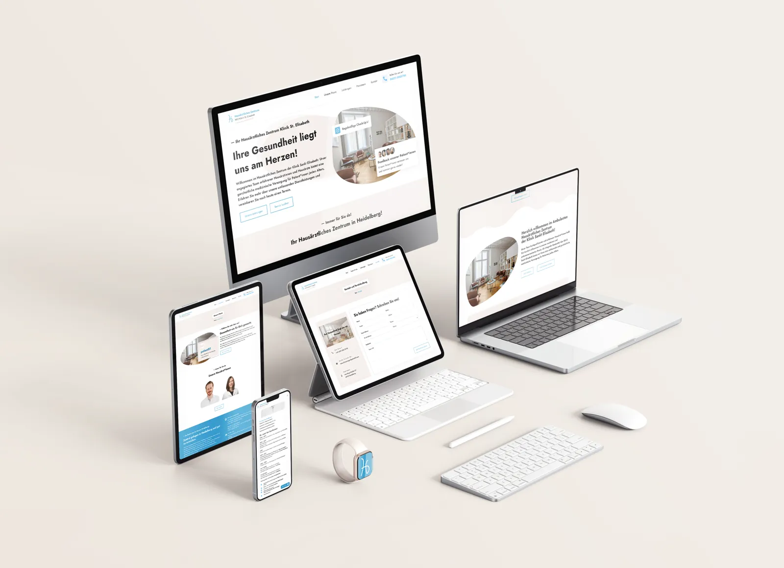 Webseite für das HZ Heidelberg