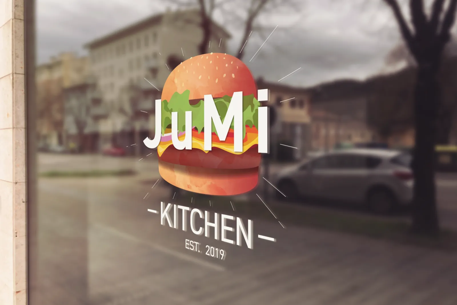 Logo Rebrand für JuMi Kitchen Burger