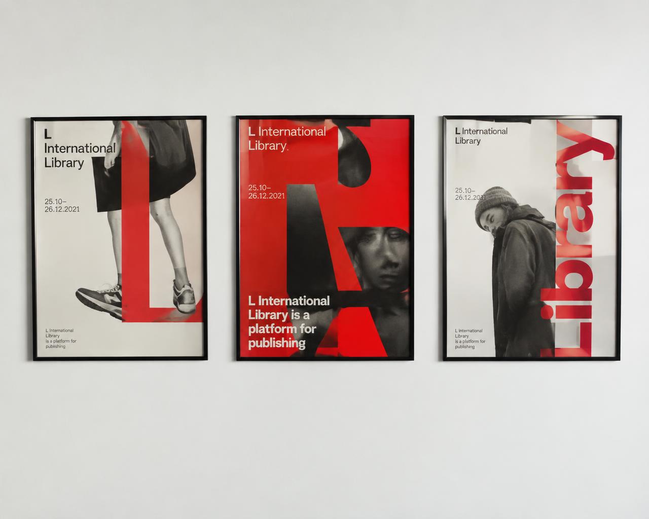 Plakatserie aus einer Printkampagne von Bad Wolf Design